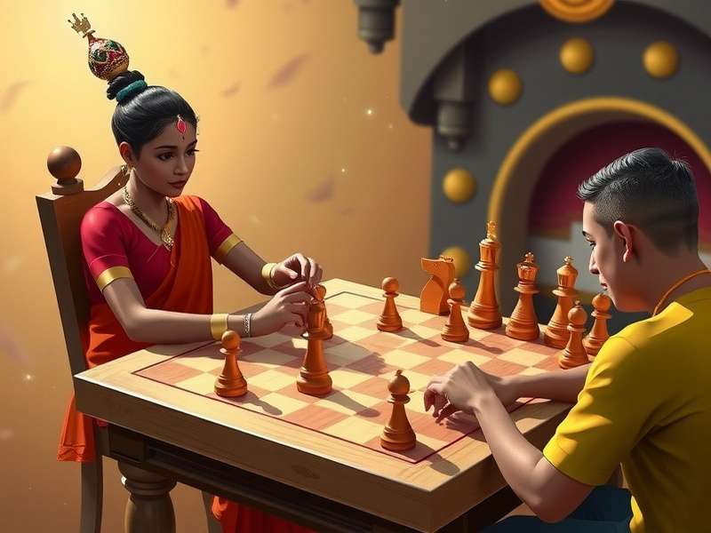 Chess Elite Player using Desi Opening Moves in Chaturanga